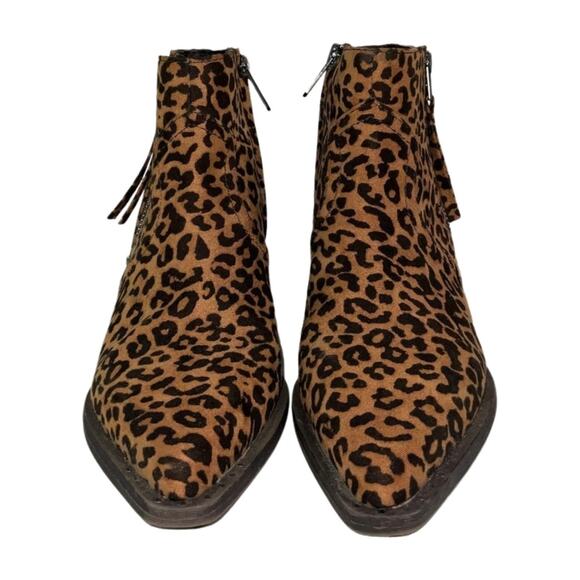 Circus Sam Edelman Leopard Print Ankle Boots Size 6 - Picture 5 of 8